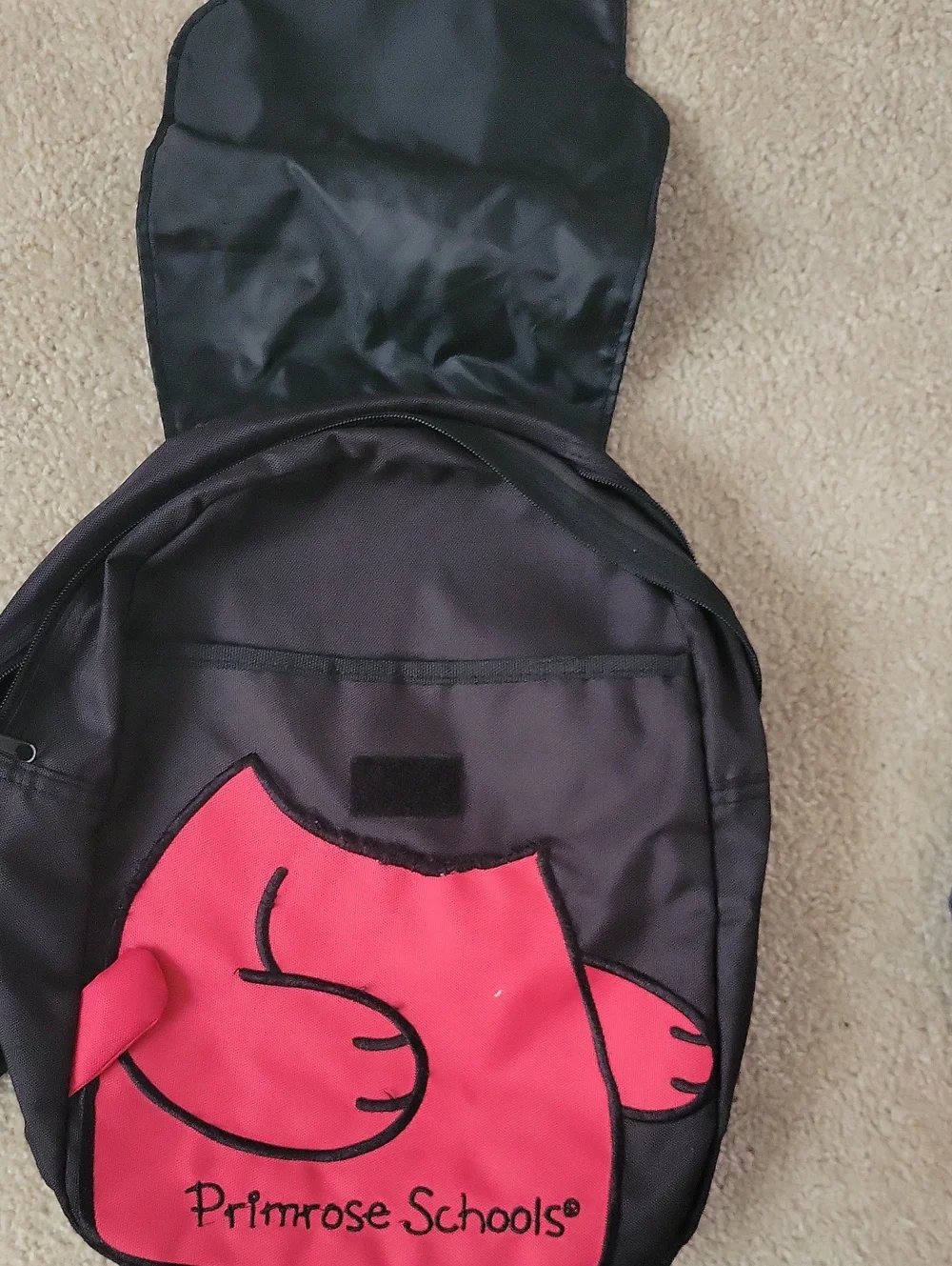 PRIMROSE SCHOOLS Bear Backpack And Blue Rooster Tote. Pre-School.